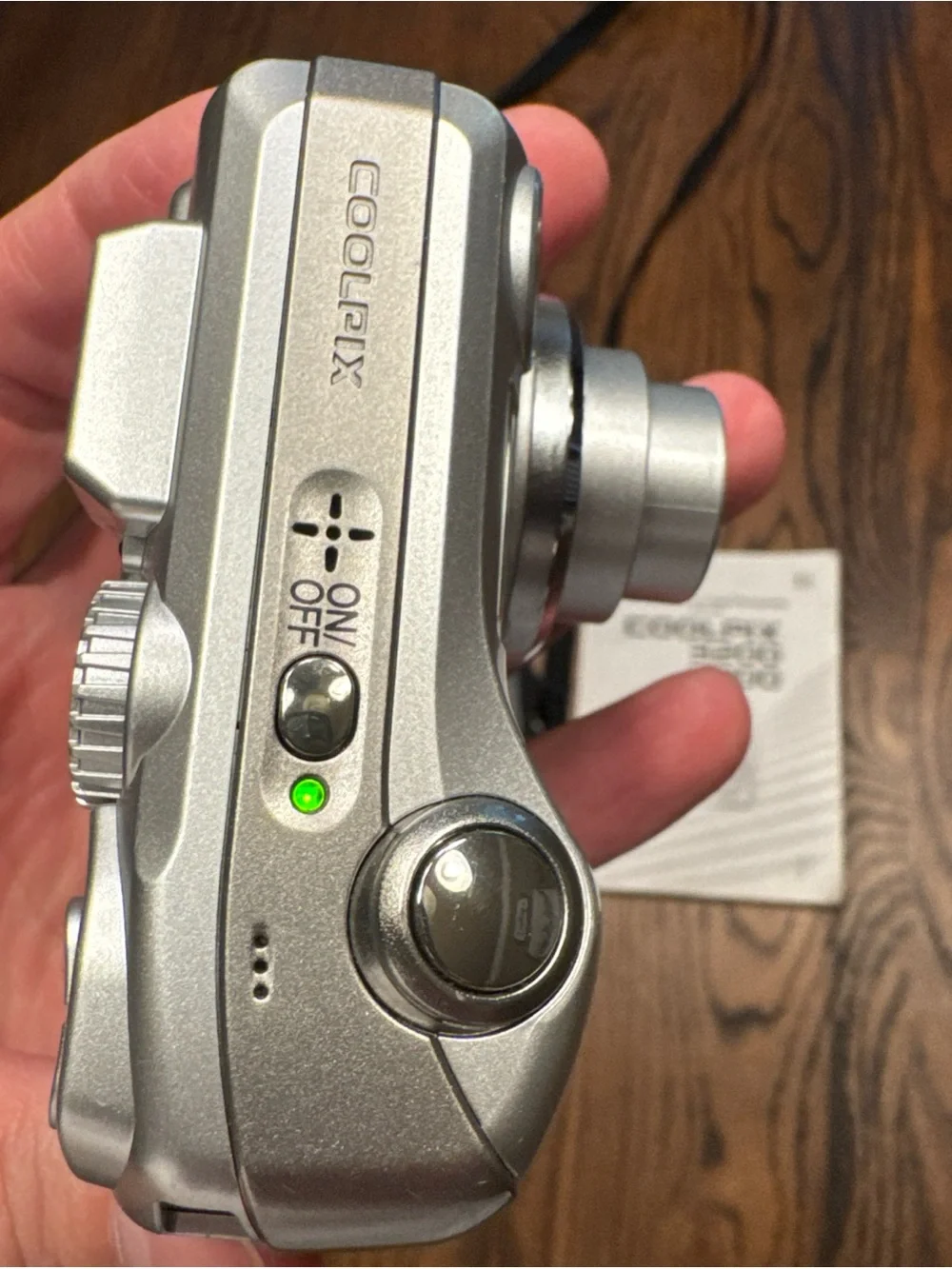 Nikon COOLPIX 3200 Silver Compact Digital Camera Tested Working Instruction Book